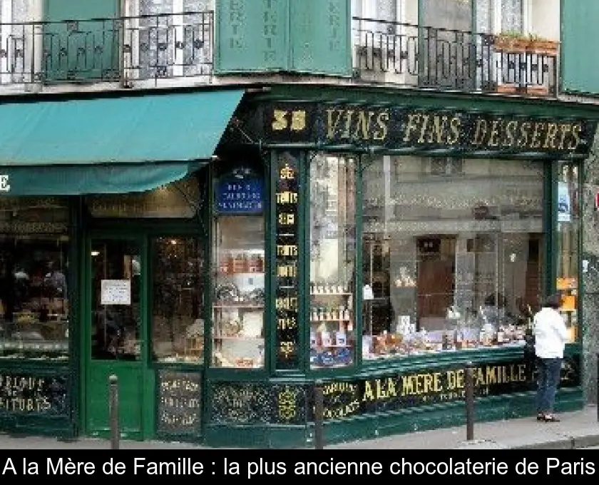 A la Mère de Famille : la plus ancienne chocolaterie de Paris