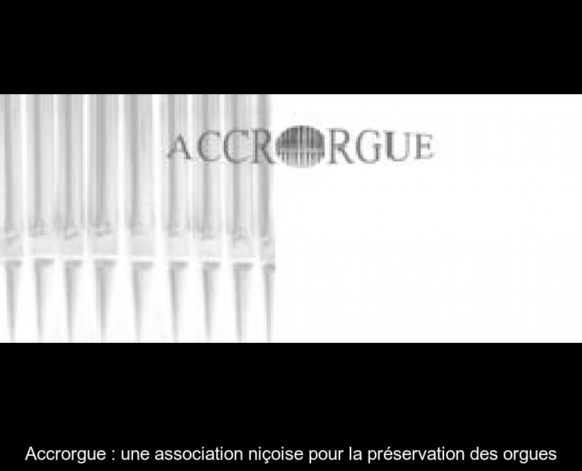 Accrorgue : une association niçoise pour la préservation des orgues Accrorgue : une association niçoise pour la préservation des orgues