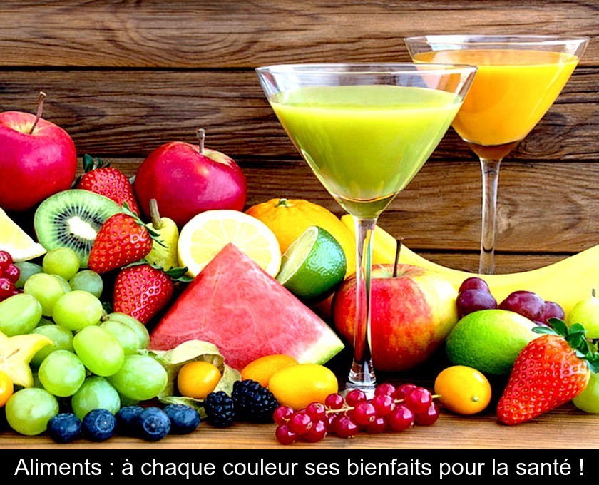 Aliments : à chaque couleur ses bienfaits pour la santé ! Aliments : à chaque couleur ses bienfaits pour la santé !