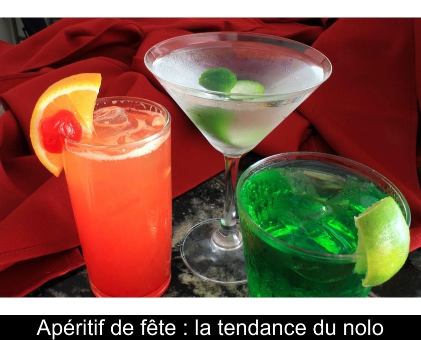 Apéritif de fête : la tendance du nolo