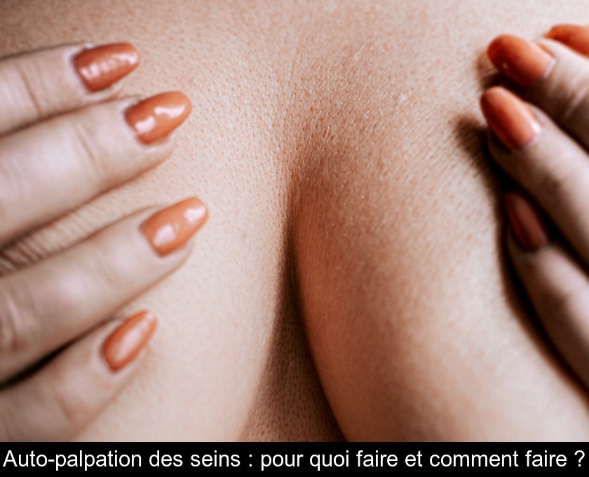 Auto-palpation des seins : pour quoi faire et comment faire ?