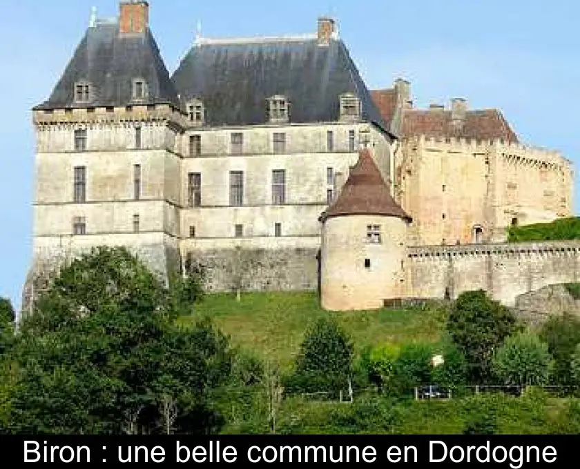 Biron : une belle commune en Dordogne
