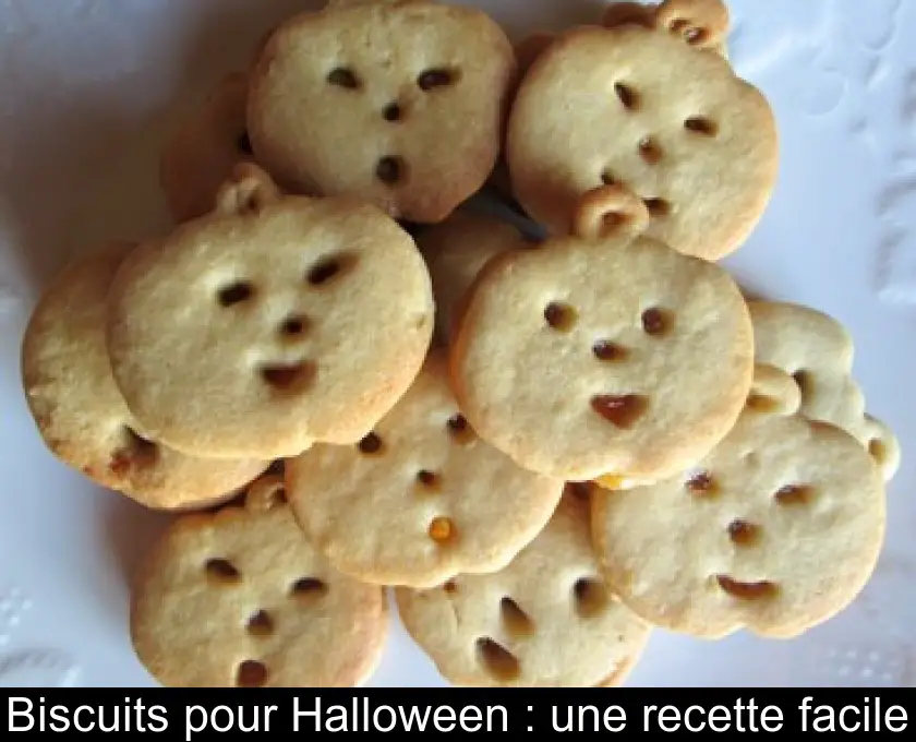 Biscuits pour Halloween : une recette facile