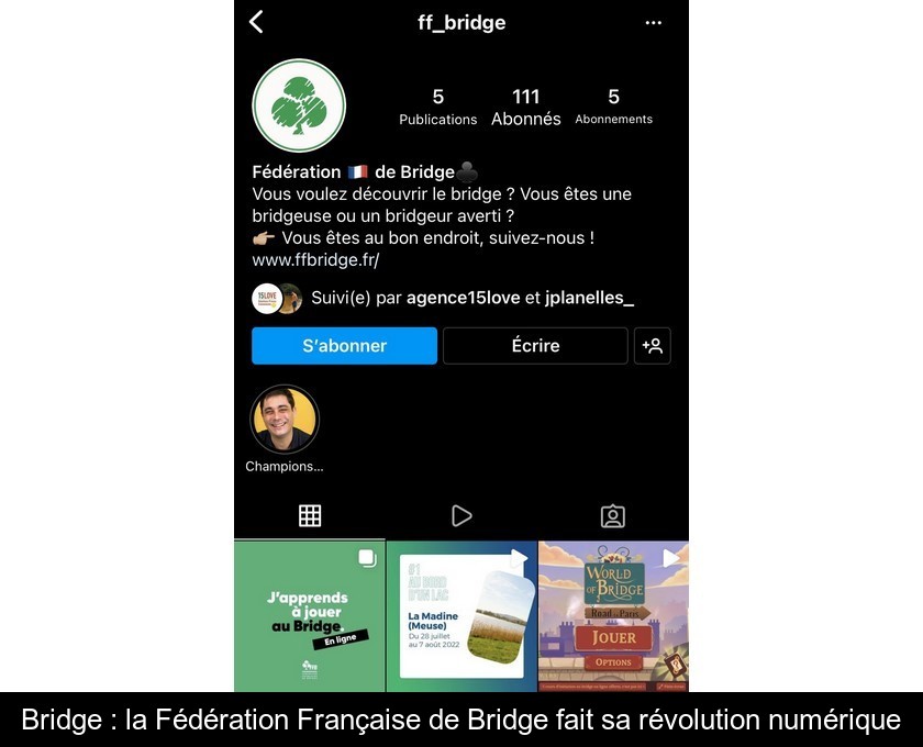 Bridge : la Fédération Française de Bridge fait sa révolution numérique