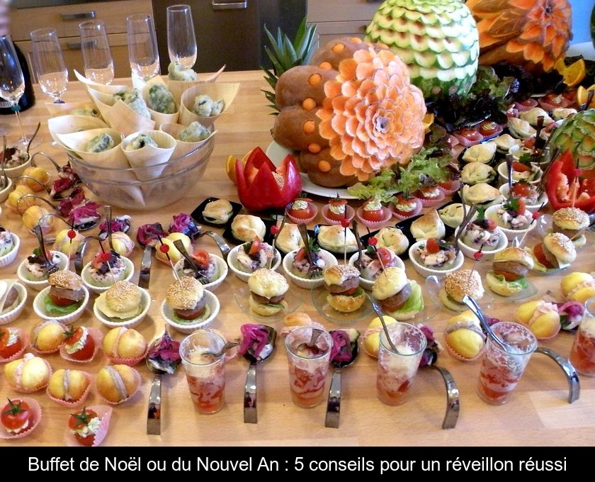 Buffet de Noël ou du Nouvel An : 5 conseils pour un réveillon réussi