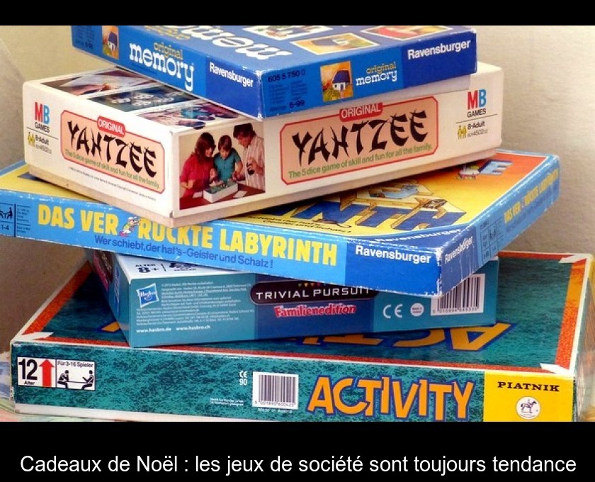 Cadeaux de Noël : les jeux de société sont toujours tendance