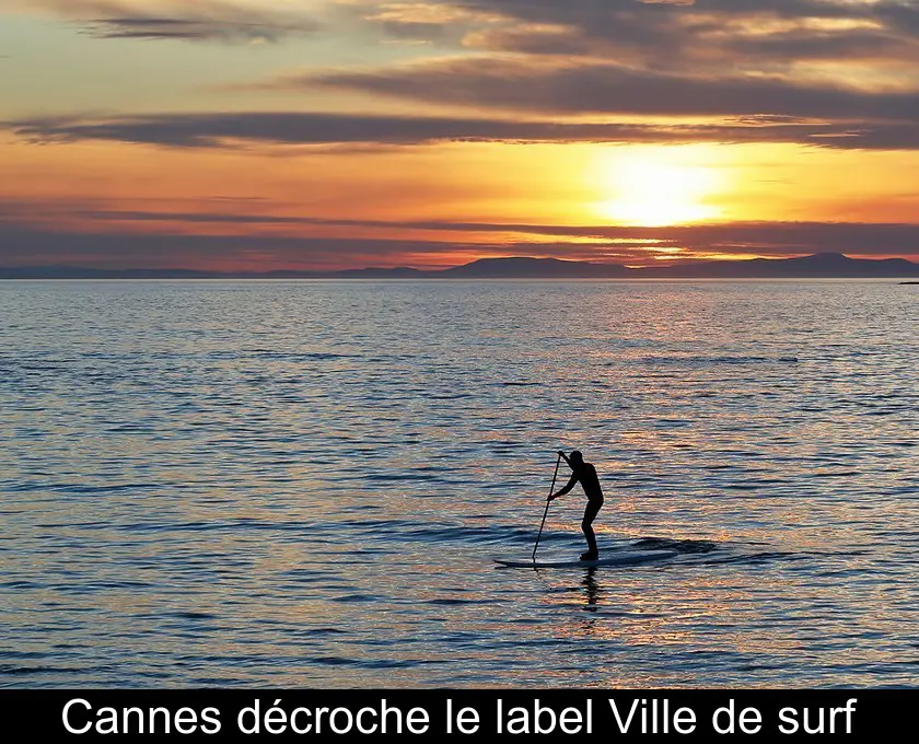 Cannes décroche le label Ville de surf