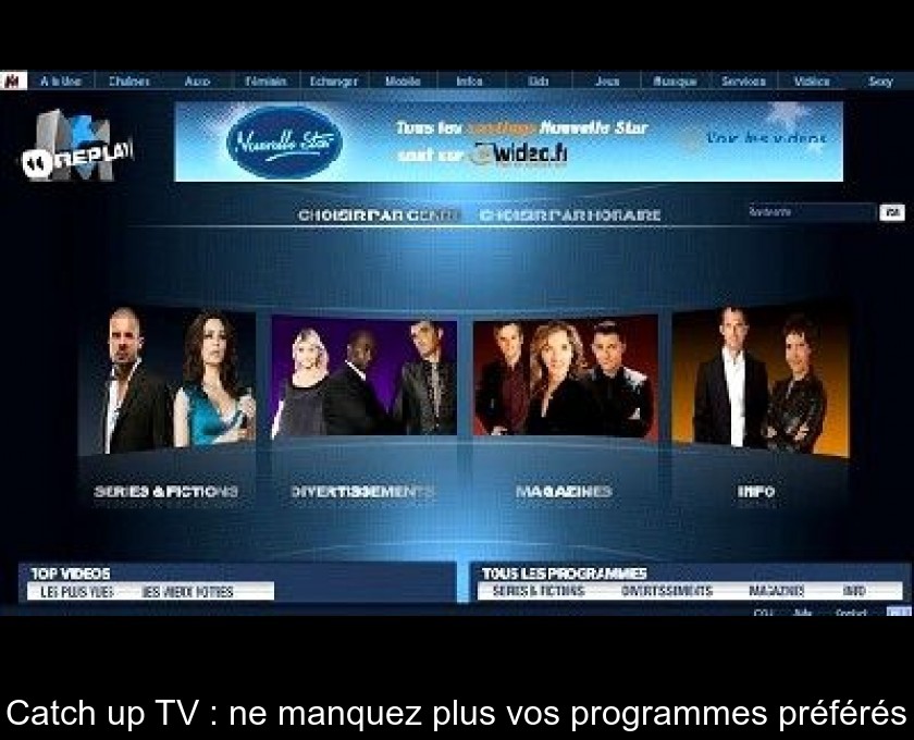 Catch up TV : ne manquez plus vos programmes préférés Catch up TV : ne manquez plus vos programmes préférés