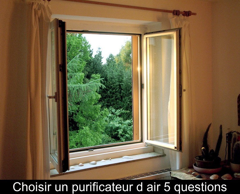 Choisir un purificateur d'air 5 questions Choisir un purificateur d'air 5 questions