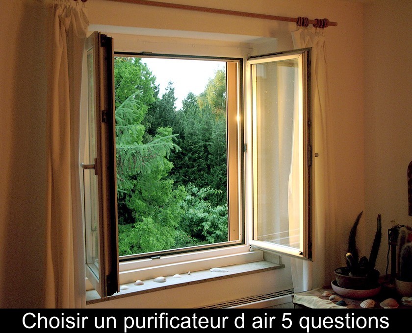 Choisir un purificateur d'air 5 questions