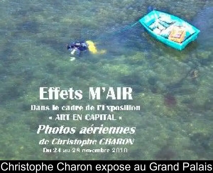 Christophe Charon expose au Grand Palais