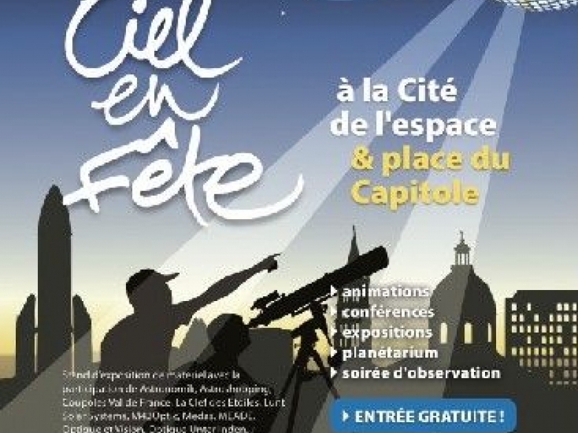 Ciel en Fête : un rendez-vous festif à la Cité de l'espace Ciel en Fête : un rendez-vous festif à la Cité de l'espace