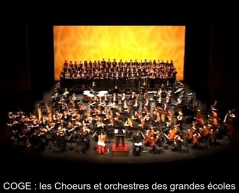 COGE : les Choeurs et orchestres des grandes écoles