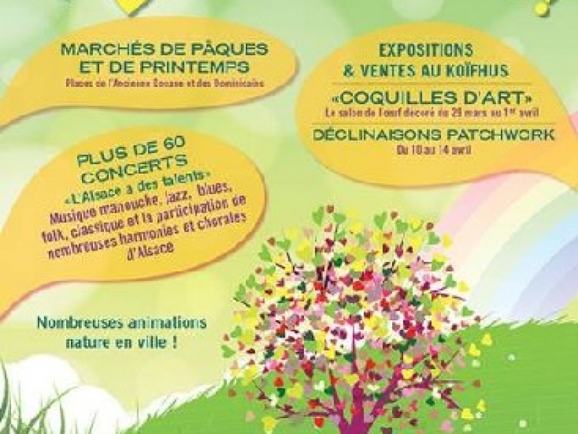Colmar fête le printemps : marchés de Pâques et animations printanières Colmar fête le printemps : marchés de Pâques et animations printanières