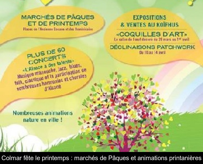 Colmar fête le printemps : marchés de Pâques et animations printanières