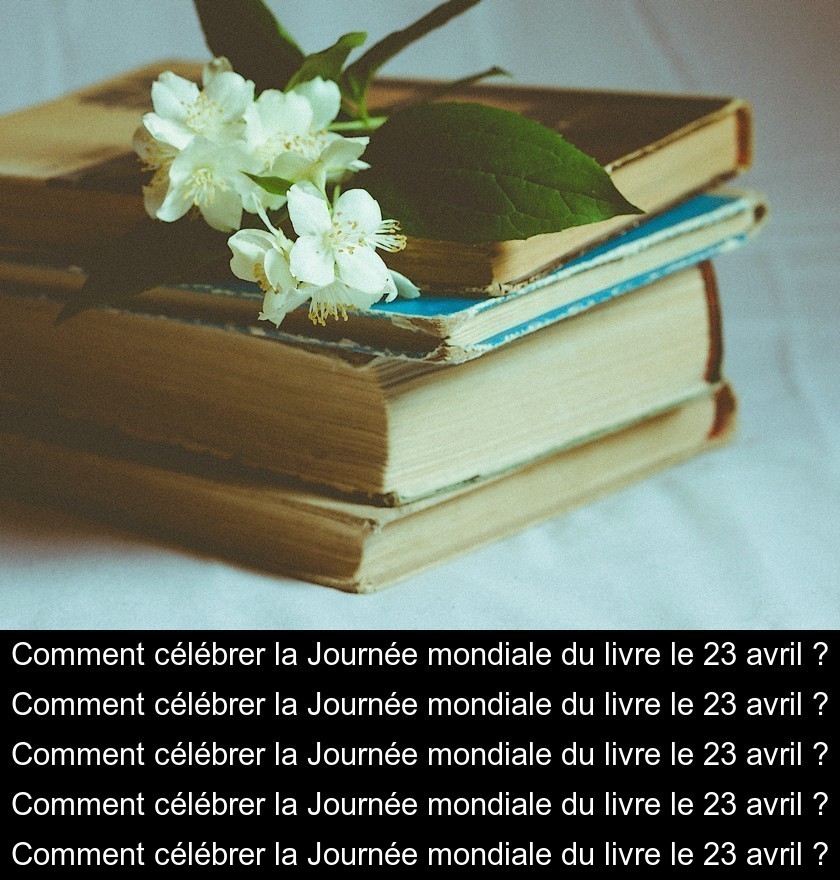 Comment célébrer la Journée mondiale du livre le 23 avril ?