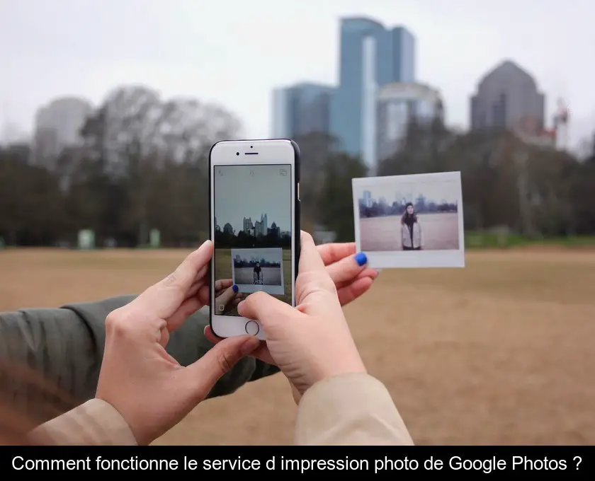 Comment fonctionne le service d'impression photo de Google Photos ?