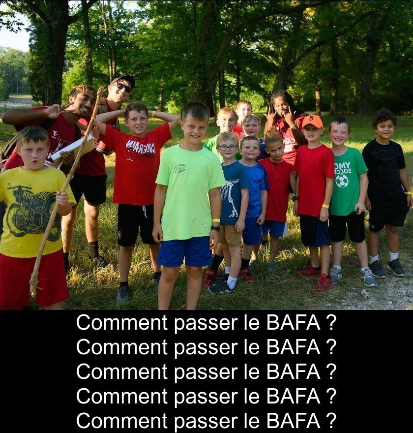 Comment passer le BAFA ?