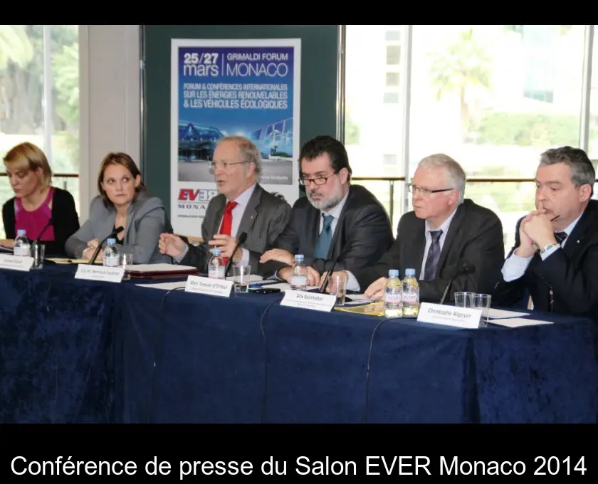 Conférence de presse du Salon EVER Monaco 2014
