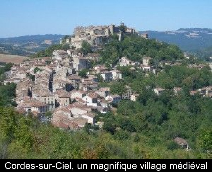 Cordes-sur-Ciel, un magnifique village médiéval Cordes-sur-Ciel, un magnifique village médiéval
