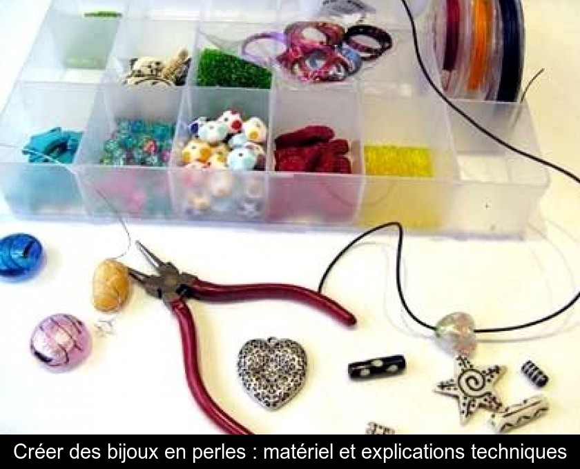 Ensemble de Départ de Bijoux pour la Fabrication de Bijoux et Outils Pinces  Perles d'Argent Outil de Départ de Fil 