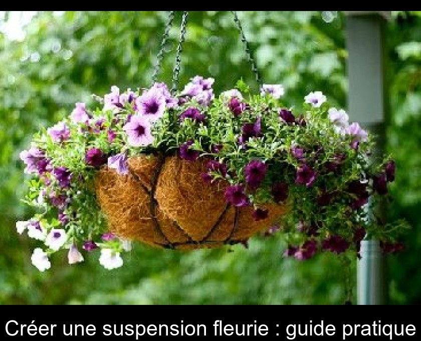 Créer une suspension fleurie : guide pratique Créer une suspension fleurie : guide pratique