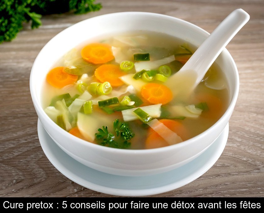 Cure pretox : 5 conseils pour faire une détox avant les fêtes Cure pretox : 5 conseils pour faire une détox avant les fêtes