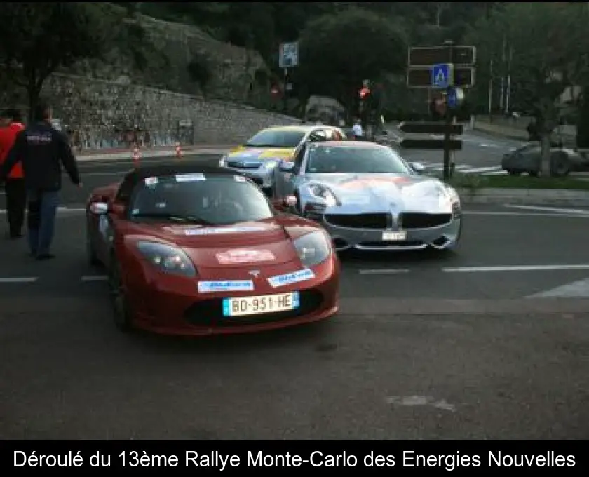 Déroulé du 13ème Rallye Monte-Carlo des Energies Nouvelles