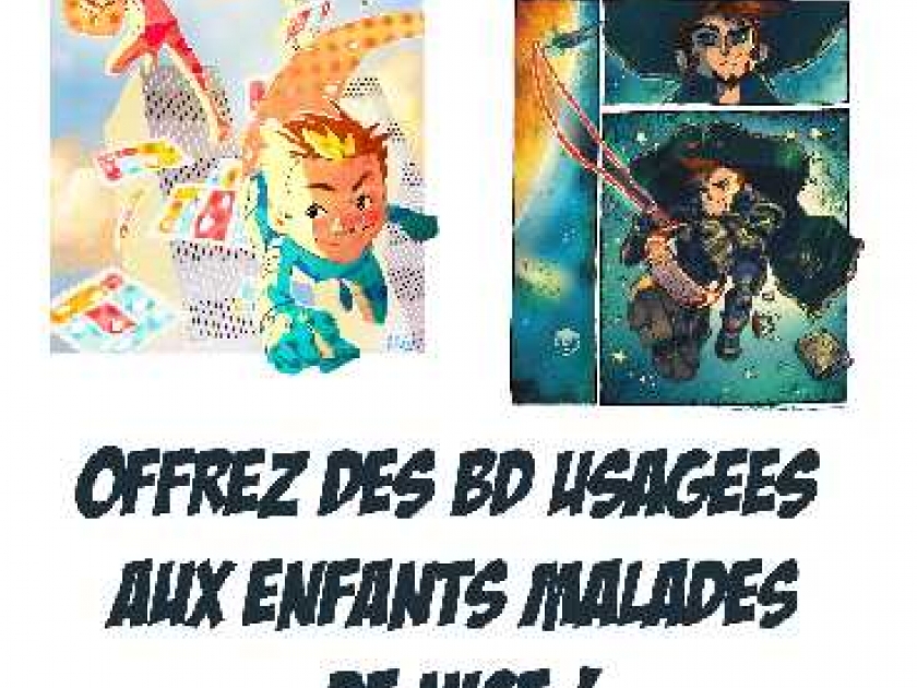 Des Bulles pour l'Hôpital : offrez des BD aux enfants du CHU Lenval Des Bulles pour l'Hôpital : offrez des BD aux enfants du CHU Lenval
