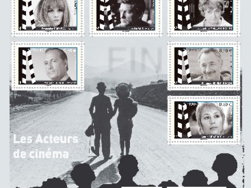 Des timbres à l'effigie d'acteurs de cinéma en vente à la Poste Des timbres à l'effigie d'acteurs de cinéma en vente à la Poste