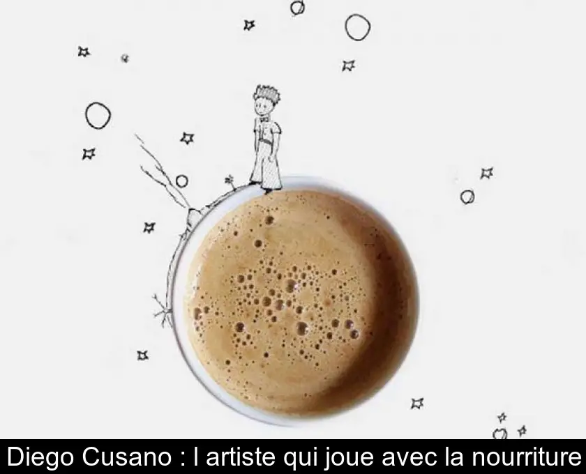 Diego Cusano : l'artiste qui joue avec la nourriture