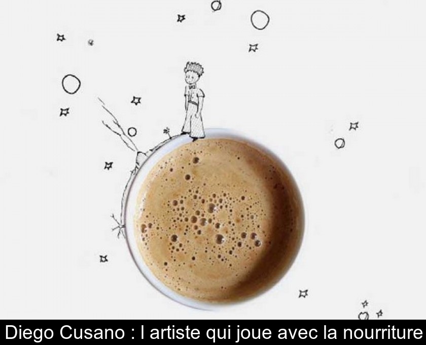 Diego Cusano : l'artiste qui joue avec la nourriture