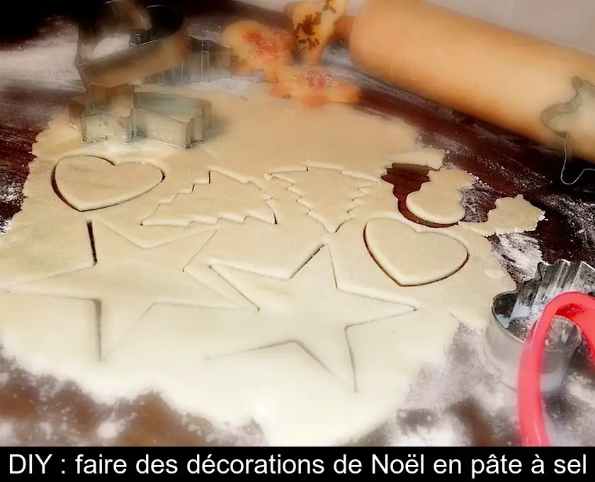 DIY : faire des décorations de Noël en pâte à sel