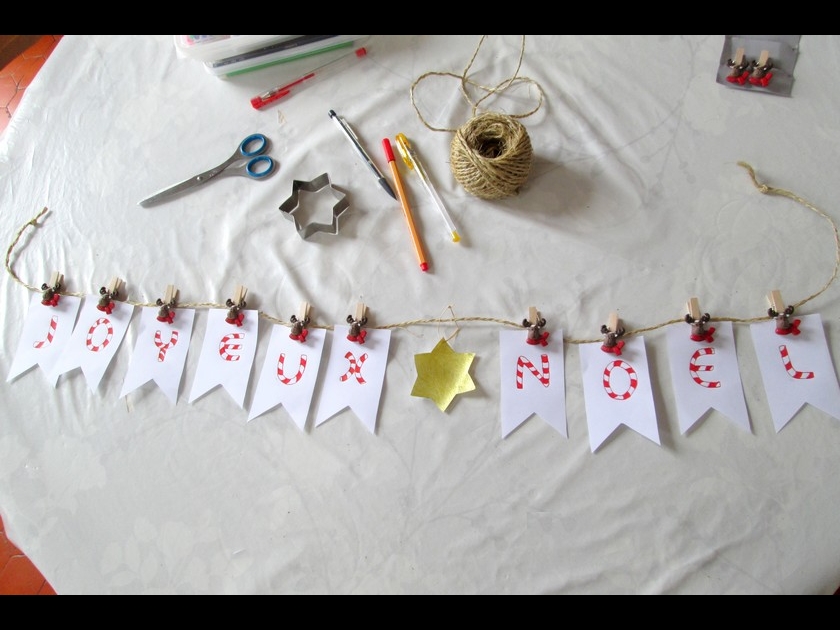 DIY : faire une guirlande de Noël DIY : faire une guirlande de Noël