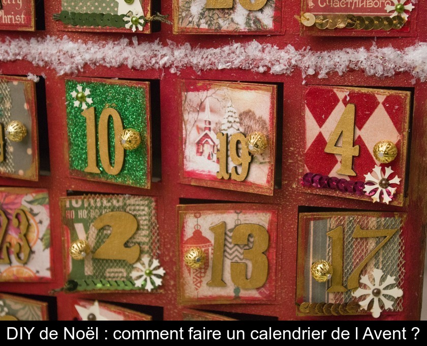 DIY de Noël : comment faire un calendrier de l'Avent ?