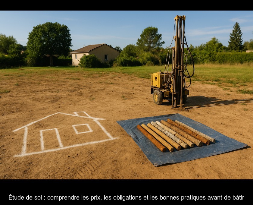 Étude de sol : comprendre les prix, les obligations et les bonnes pratiques avant de bâtir Étude de sol : comprendre les prix, les obligations et les bonnes pratiques avant de bâtir