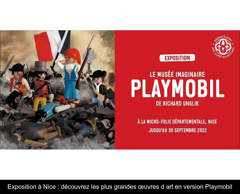 Exposition à Nice : découvrez les plus grandes œuvres d'art en version Playmobil