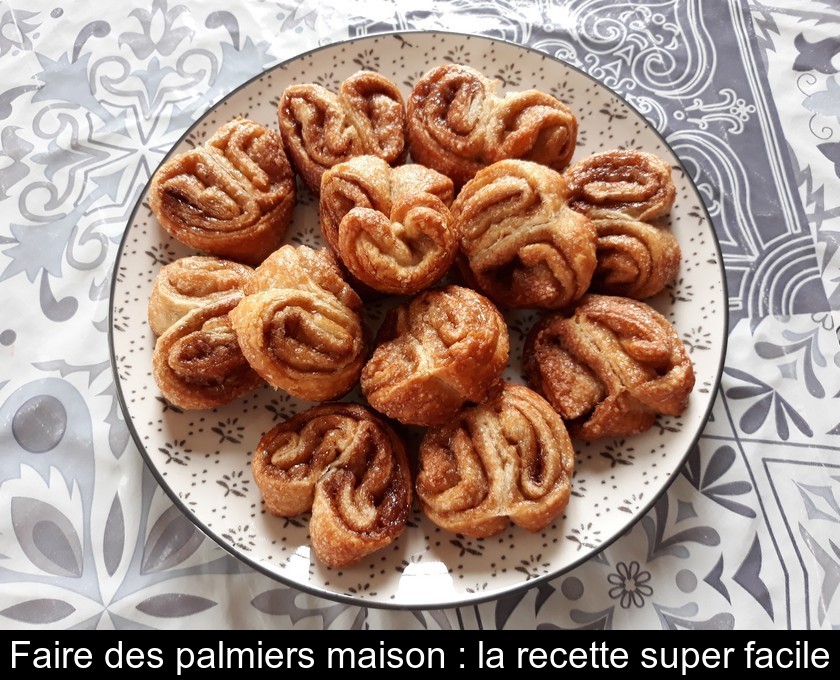 Faire des palmiers maison : la recette super facile Faire des palmiers maison : la recette super facile