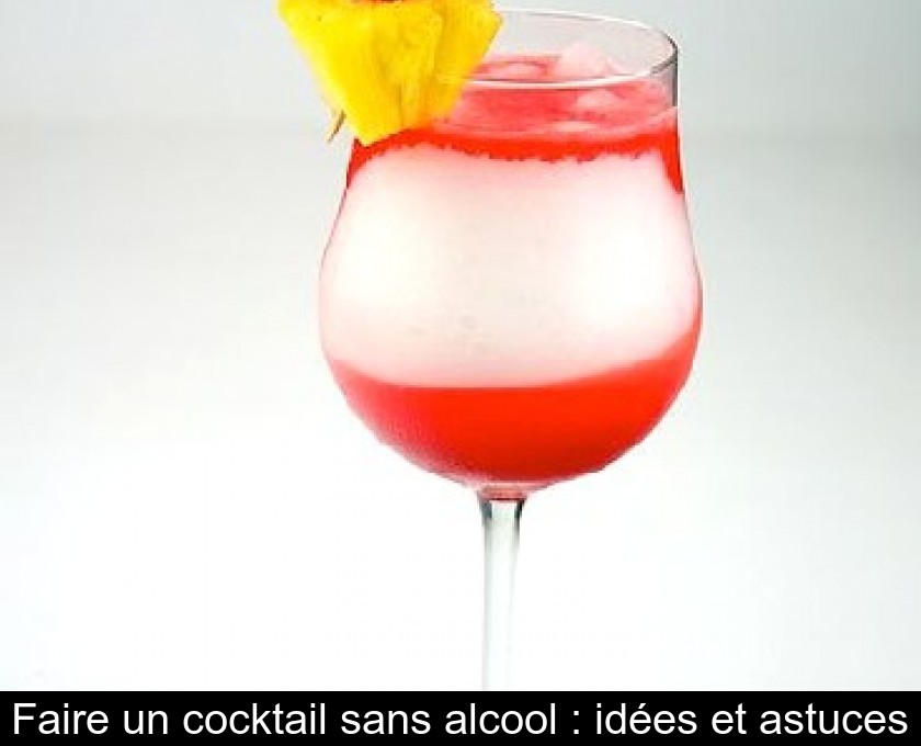 Recette Cocktail sans alcool aux fraises et à la menthe (facile