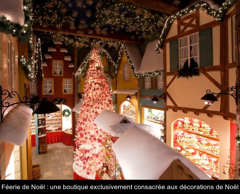 Féerie de Noël : une boutique exclusivement consacrée aux décorations de Noël