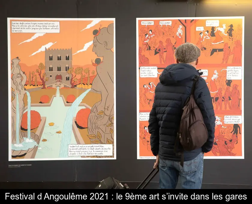 Festival d'Angoulême 2021 : le 9ème art s’invite dans les gares