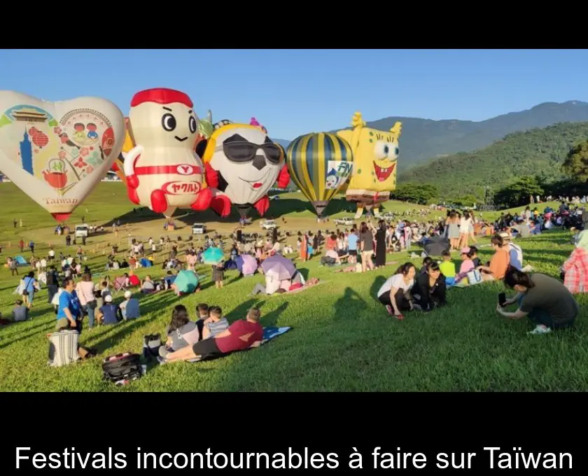 Festivals incontournables à faire sur Taïwan