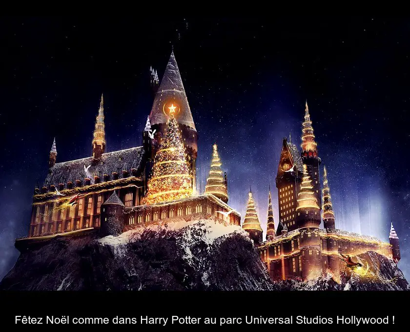 Fêtez Noël comme dans Harry Potter au parc Universal Studios Hollywood !