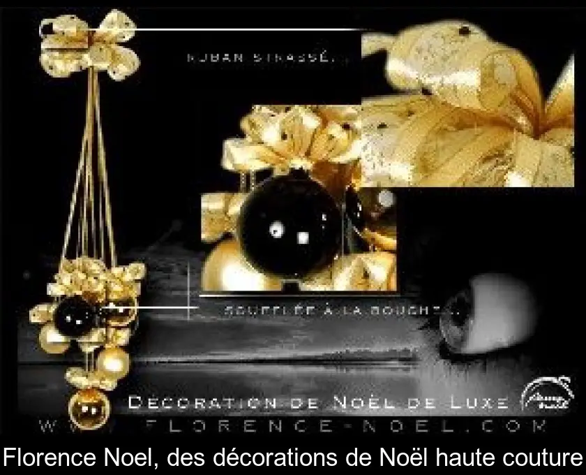 Florence Noel, des décorations de Noël haute couture