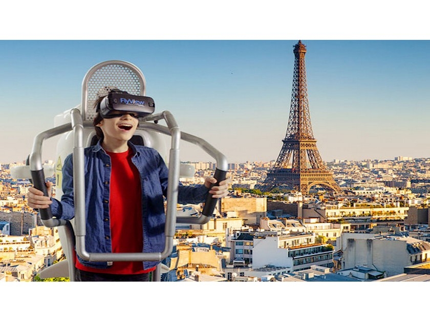 FlyView : l'attraction qui vous fait survoler Paris FlyView : l'attraction qui vous fait survoler Paris