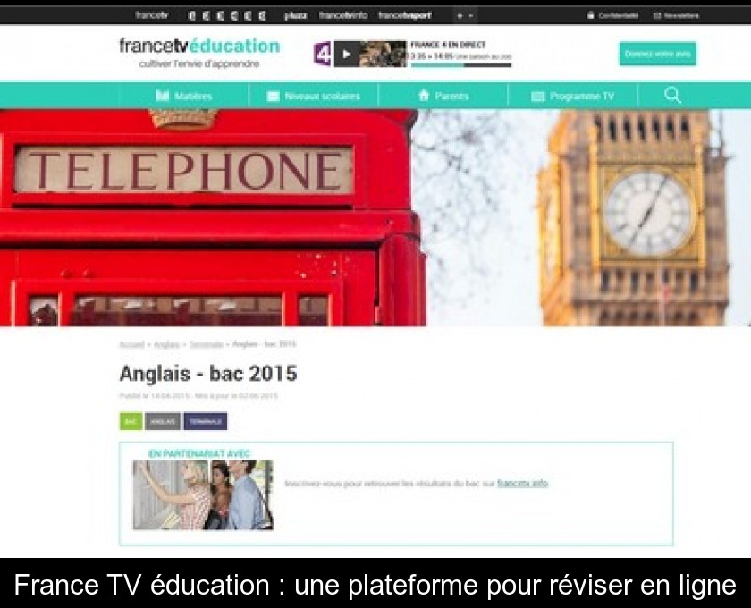 France TV éducation : une plateforme pour réviser en ligne France TV éducation : une plateforme pour réviser en ligne