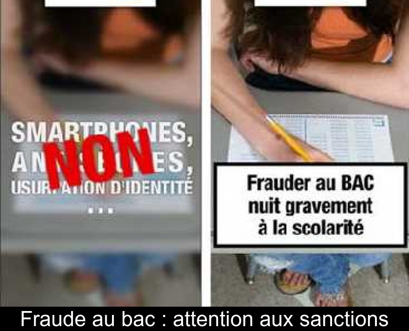 Fraude au bac : attention aux sanctions