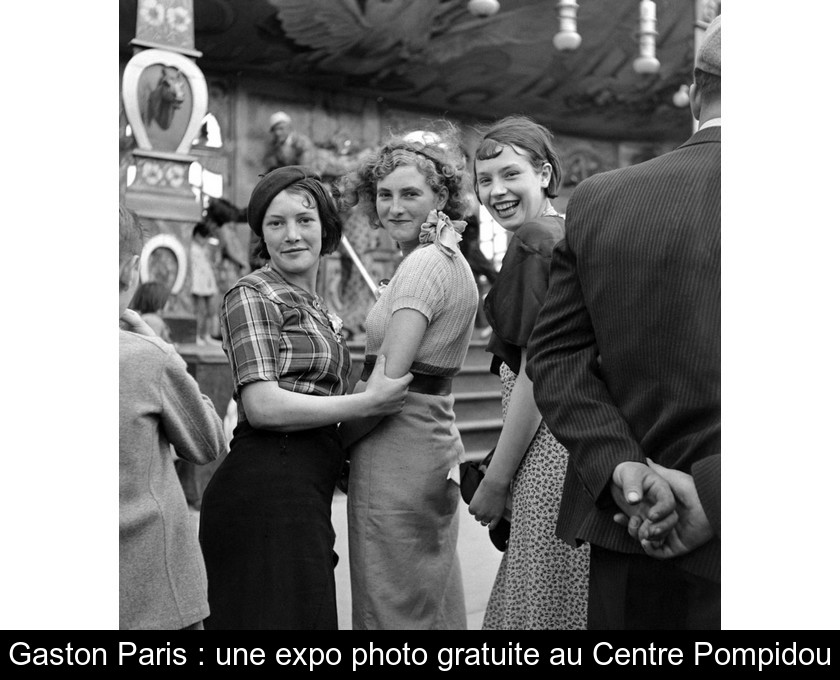 Gaston Paris : une expo photo gratuite au Centre Pompidou