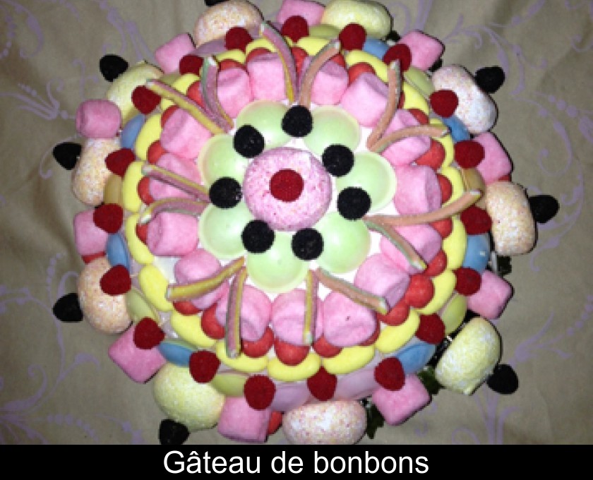 PIECE MONTEE BONBON ANNIVERSAIRE ENFANT