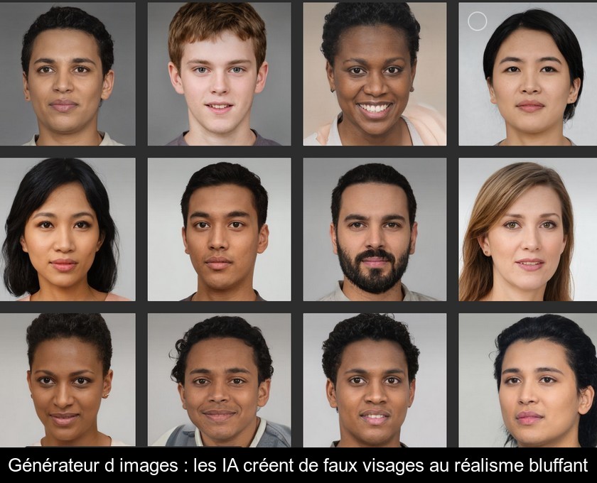 Générateur d'images : les IA créent de faux visages au réalisme bluffant Générateur d'images : les IA créent de faux visages au réalisme bluffant